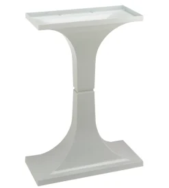 Accessori Gabbie-Ferplast Supporto in plastica "f71" per gabbie per uccelli, bianco -