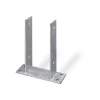 Ferramenta Per Esterno|Supporto per pali da avvitare 91 x 60 x 200 x 200 mm.