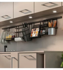 Sale Supporto per tablet "titane" acciaio grigio antracite, emuca Accessori Cucina