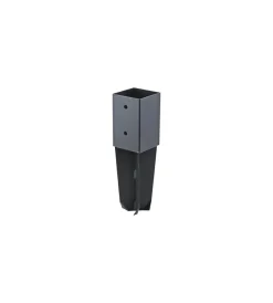 Ferramenta Per Esterno-Suki Supporto verticale per ancoraggi a terra antracite, 91x91 mm -