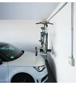Nordrive Portaggio|Supprto universale per portabiciclette posteriori a gancio traino con fissaggio a muro o soffitto - n50950