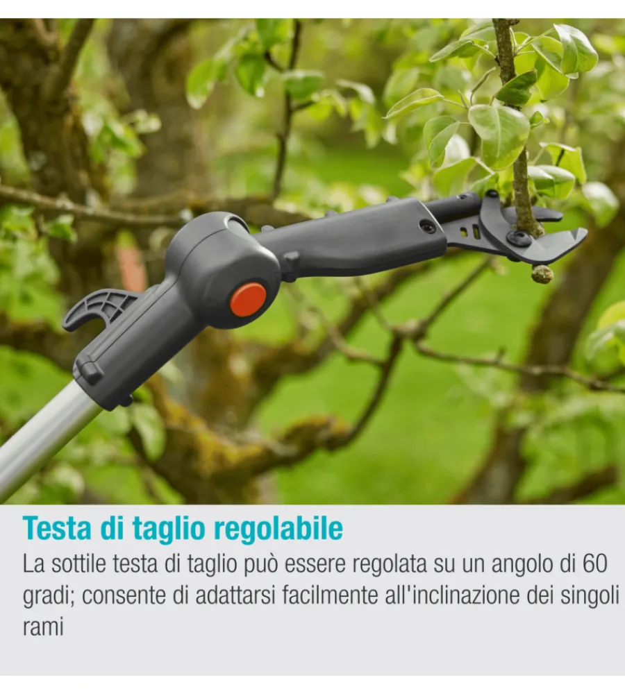 Sale Svettatoio telescopico a batteria "highcut" taglio 28 mm 18v 2,0ah Potatori