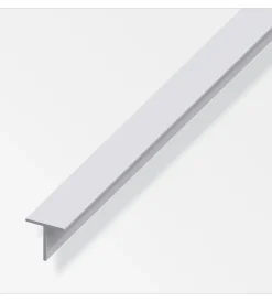 Ferramenta Per Mobili E Infissi-Alfer aluminium T alluminio argento          20x20x1,5  1 metro.