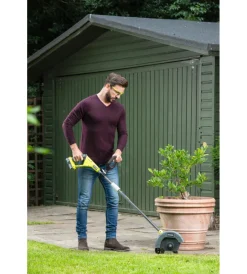 Ryobi Decespugliatori|Tagliabordi a batteria "ry18ega-0" 18v, solo corpo macchina