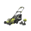 Ryobi Tagliaerba|Tagliaerba a batteria "ry18lmx40c-240" taglio 40 cm 18v, due batterie 4.0ah incluse