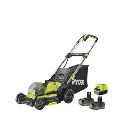 Ryobi Tagliaerba|Tagliaerba a batteria "ry18lmx40c-240" taglio 40 cm 18v, due batterie 4.0ah incluse