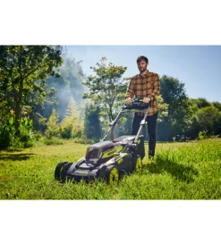 Tagliaerba-Ryobi Tagliaerba a batteria trazionato