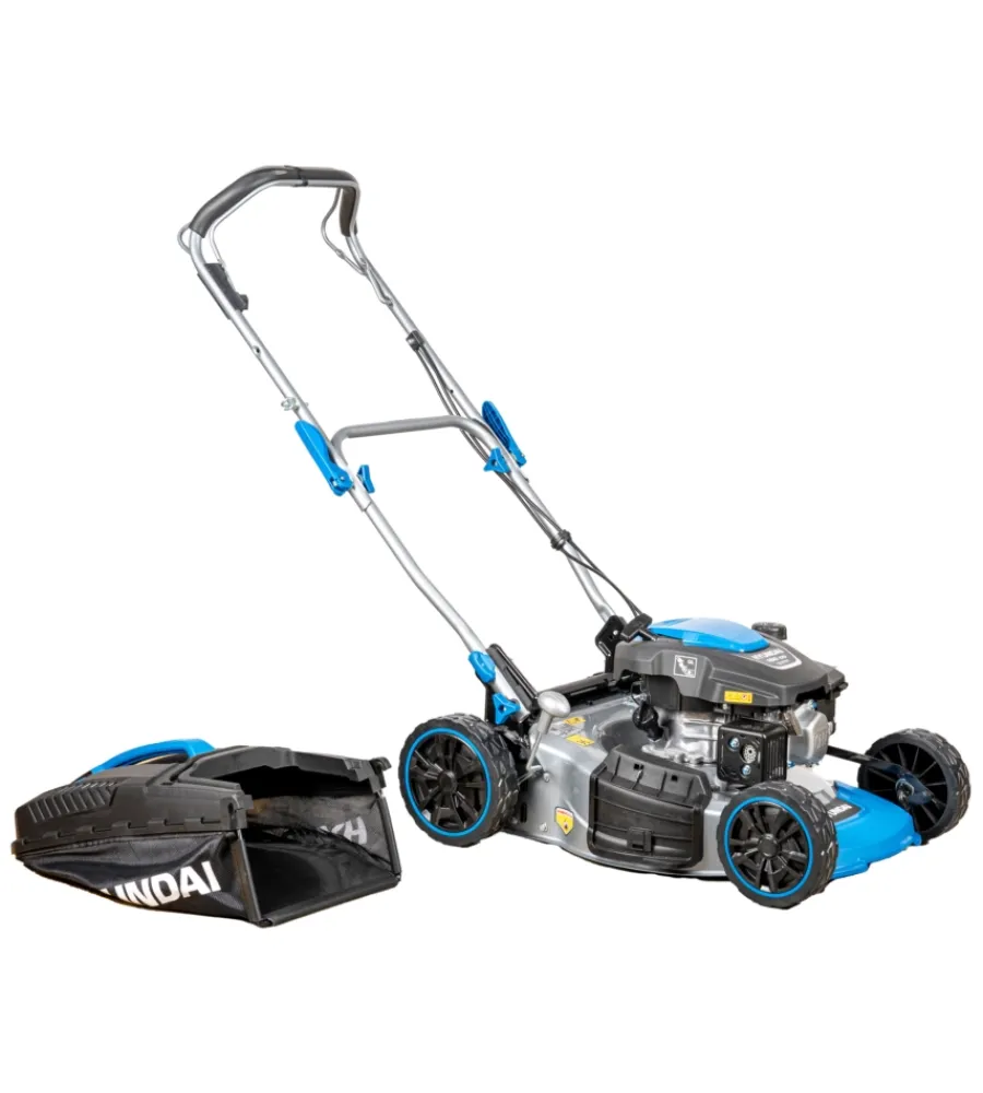 Tagliaerba-Hyundai Tagliaerba a scoppio trazionato "65810" taglio da 43 cm 150cc
