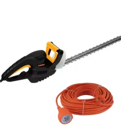 Tagliasiepi- Tagliasiepi elettrico thorx lama 61 cm 600 w + prolunga 25 mt
