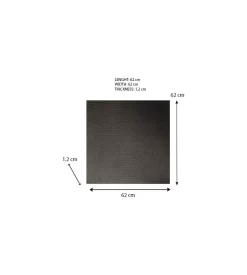 Officina E Garage|Tappetino ammortizzatore antivibrante, 62x62 cm