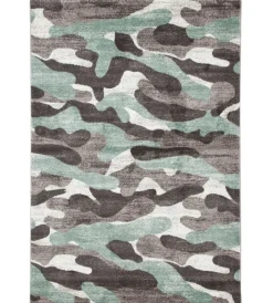 Online Tappeto "camouflage" grigio, 170x120 cm Tessile D'Arredo