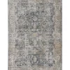 Tessile D'Arredo- Tappeto "caravan" blu grigio, 190x133 cm