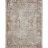 Tessile D'Arredo- Tappeto "caravan" grigio ruggine, 230x160 cm