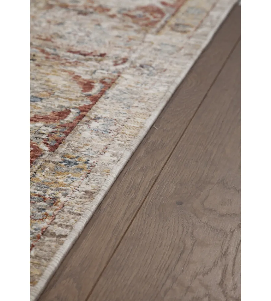 Tessile D'Arredo- Tappeto "caravan" grigio ruggine, 230x160 cm