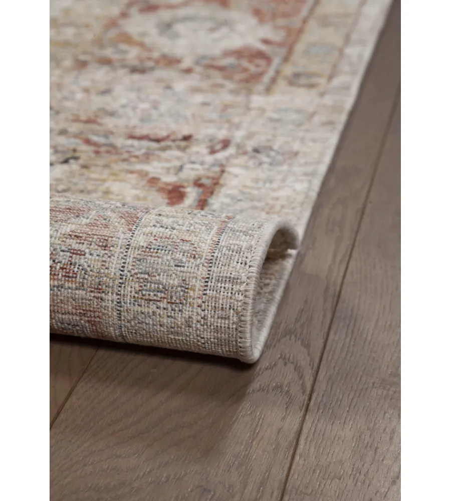 Tessile D'Arredo- Tappeto "caravan" grigio ruggine, 230x160 cm