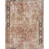 Tessile D'Arredo- Tappeto "caravan" ruggine, 190x133 cm