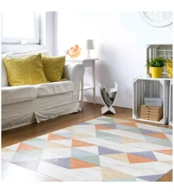 Clearance Tappeto  "colour wood" in vinile spessorato, 150x230 cm Tessile D'Arredo