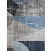 Tappeto "double" blu celeste, 160x230 cm Tessile D'Arredo