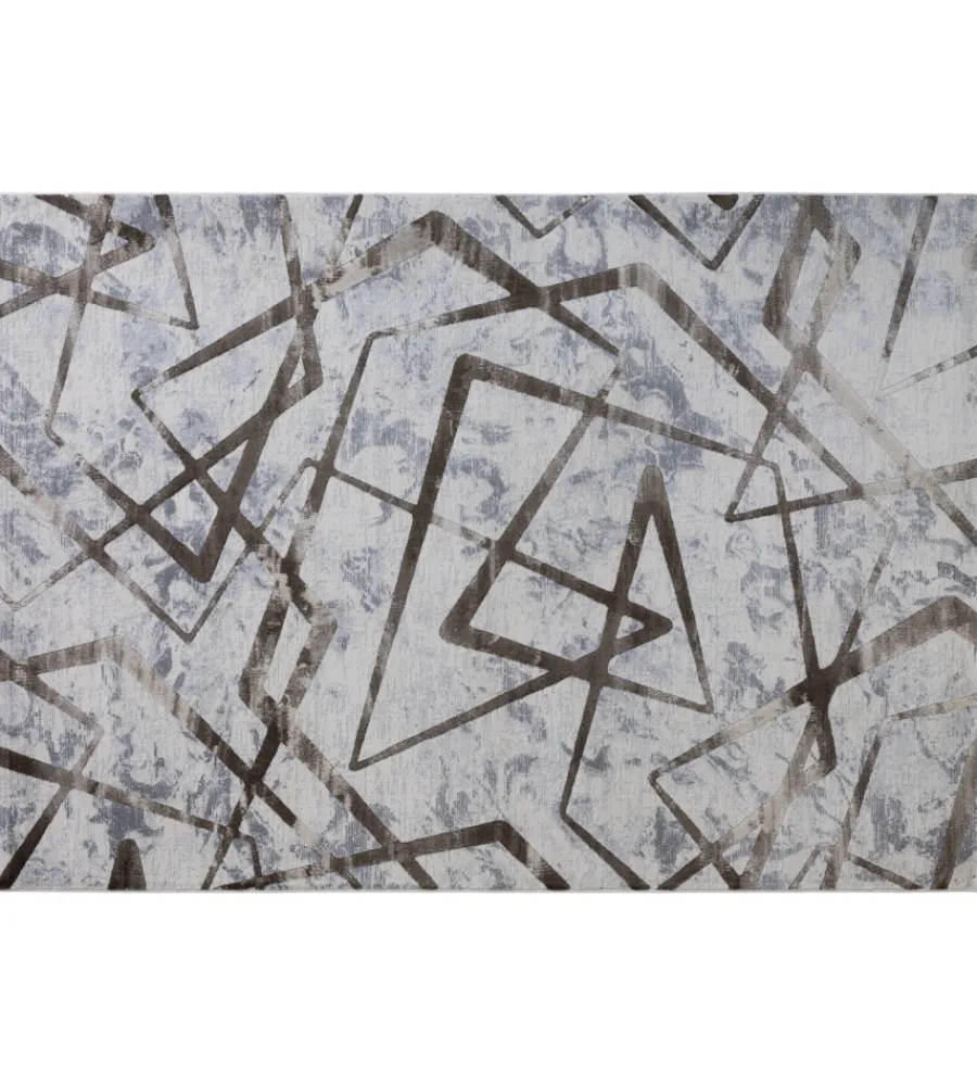 Tessile D'Arredo- Tappeto "double" marrone, 110x170 cm