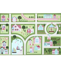 Sale Tappeto "green play" verde, 190x133 cm Tessile D'Arredo