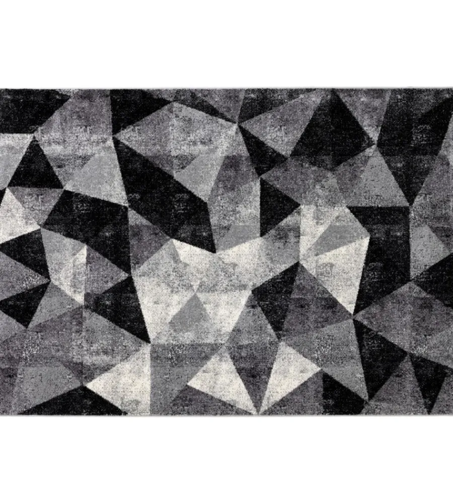 Tessile D'Arredo- Tappeto "milano prestige" grigio, 110x170 cm