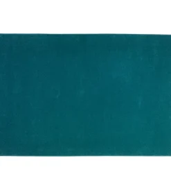 Tessile D'Arredo|Tappeto "milano" tinta unita petrolio, 133x190 cm