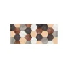 Tessile D'Arredo|Tappeto  "mixed wood" in vinile spessorato, 150x230 cm