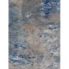 Tessile D'Arredo|Tappeto "soho" ecru blu, 290x200 cm