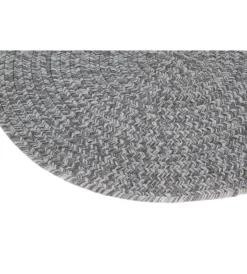 New Tappeto "solid" rotondo grigio chiaro, ø 120 cm Tessile D'Arredo