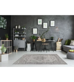 Tessile D'Arredo|Tappeto stile vintage "new argentella" dark, 160x230 cm