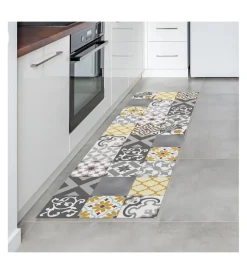 Tessile D'Arredo|Tappeto vinilico stampato 