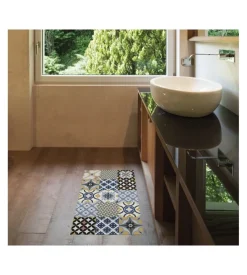 Discount Tappeto vinilico stampato "idraulico", 45x75 cm Tessile D'Arredo