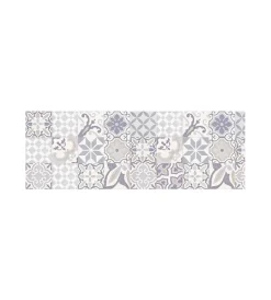 Tessile D'Arredo|Tappeto vinilico stampato "bcn vintage", 50x140 cm
