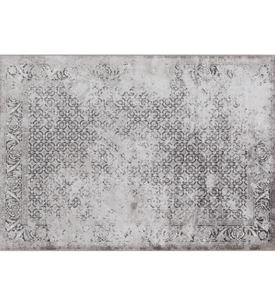 Tessile D'Arredo|Tappeto vintage classico antracite, 160x230 cm