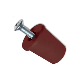 Ferramenta Per Mobili E Infissi|Tappi d'arresto 30 mm. - marrone - 6 pz.