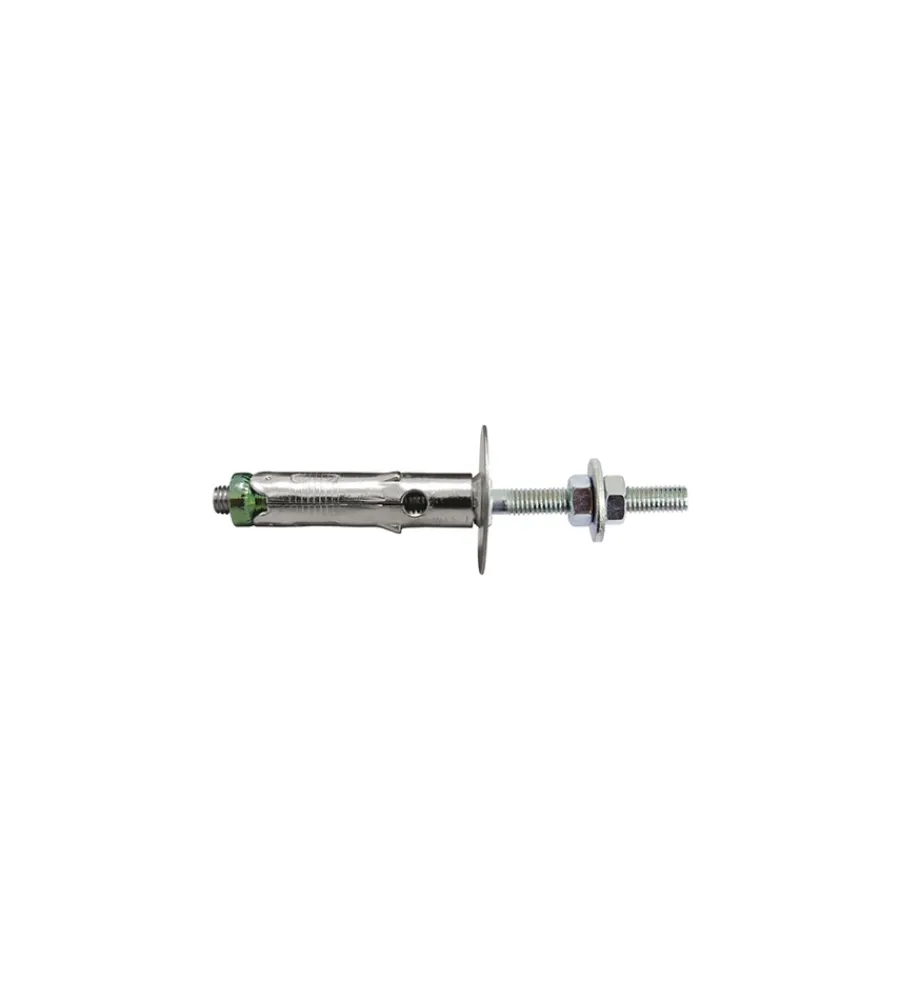 Sistemi Di Fissaggio- Tasselli acciaio con doppio dado ø 8 x 45 - 3 pz.