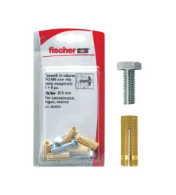 Sistemi Di Fissaggio-Fischer Tasselli con vite ottone pom 5 k 10