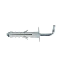 Hot Tasselli in nylon ø 12 x 45 con gancio lungo 4 pz. Sistemi Di Fissaggio