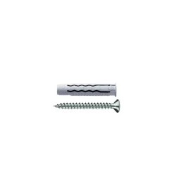Clearance Tasselli in nylon universali a 4 settori ø 6 x 30 con viti tps 4,5 x 40 - 40 pz. Sistemi Di Fissaggio