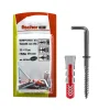 Outlet Tasselli universali duopower 6 c/2 k con gancio medio Sistemi Di Fissaggio