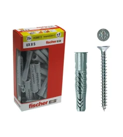 Fischer Sistemi Di Fissaggio|Tasselli universali ux 8x50 s y con vite