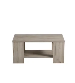 Hot Tavolino da caffe' con ripiano in quercia, 90,5x50,5x41,5 cm Tavolini