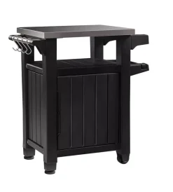 Keter Mobili Da Giardino E Accessori|Tavolino "utility x" per bbq in resina - 150 l 82x52x90 cm grafite