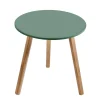 Discount Tavolino salotto "lizzy" verde in bamboo, ø40 cm Tavolini