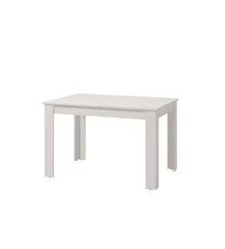 Discount Tavolo allungabile bianco lucido, 120-160x80x76,2 cm Tavoli