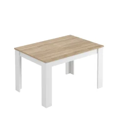 Tavoli- Tavolo allungabile rovere bianco, 140/190x90cm