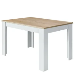Tavoli- Tavolo allungabile rovere bianco, 140/190x90cm