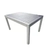 New Tavolo da esterno allungabile riviera "azalea" in alluminio bianco e grigio 135/270x90x75 cm Mobili Da Giardino E Accessori