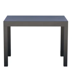 Mobili Da Giardino E Accessori- Tavolo da esterno allungabile solaria "spalato" in alluminio antracite e piano in vetroceramica 104/208x75x75 cm