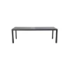 New Tavolo da esterno allungabile solaria "naxos" in alluminio antracite 160/240x90x77 cm Mobili Da Giardino E Accessori